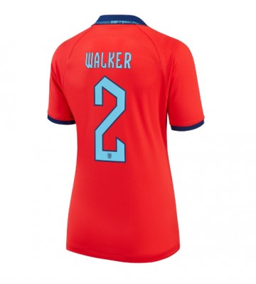 England Kyle Walker #2 Replika Udebanetrøje Dame VM 2022 Kortærmet
